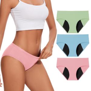 ALLBASE No-side-leaks Leakproof 2.0 Heavy Flow Period Underwear for Women, M