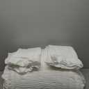 Bed Set, Blanket White 100" x 88", Pillowcases Set of 2 White 40" x 24"