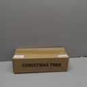 4ft Lighted Silver Artificial Christmas Tree with Lights,Snowy Artificial Xmas Tree, Not Pre-lit Small Xmas Pine Tree for Home Office Party Decor (Sliver)