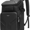 MOSISO Camera Backpack,DSLR/SLR/Mirrorless Photography Waterproof 17.3 inch Camera Bag with Front Hard Shell&Laptop Compartment&Tripod Holder&Rain Cover Compatible with Canon/Nikon/Sony, Space Gray