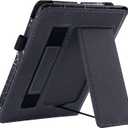 BOZHUORUI Stand Case for 6.8" Kindle Paperwhite 11th Generation - 2021 & Paperwhite Signature Edition e-Reader - PU Leather Sleeve Cover with Hand Strap/Auto Wake/Sleep, Constellation