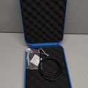 Tenamic Pistol Safe, Portable Travel Gun Safe, Solid Steel Handgun Lock Box for Home Hotel, Gun Safes for Car, Blue