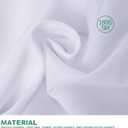 Surmente White Tablecloth for Round Tables, 108-inch Round Table Cloths for Weddings, Banquets, or Restaurants