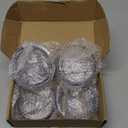 10/ 20 OZ - 4 Replacement Lids for Tumblers-Spill Proof Lids for 3.2 Inch Diameter, AICMEI Tumbler Lids 20 oz Replacement Lid（Transparent）