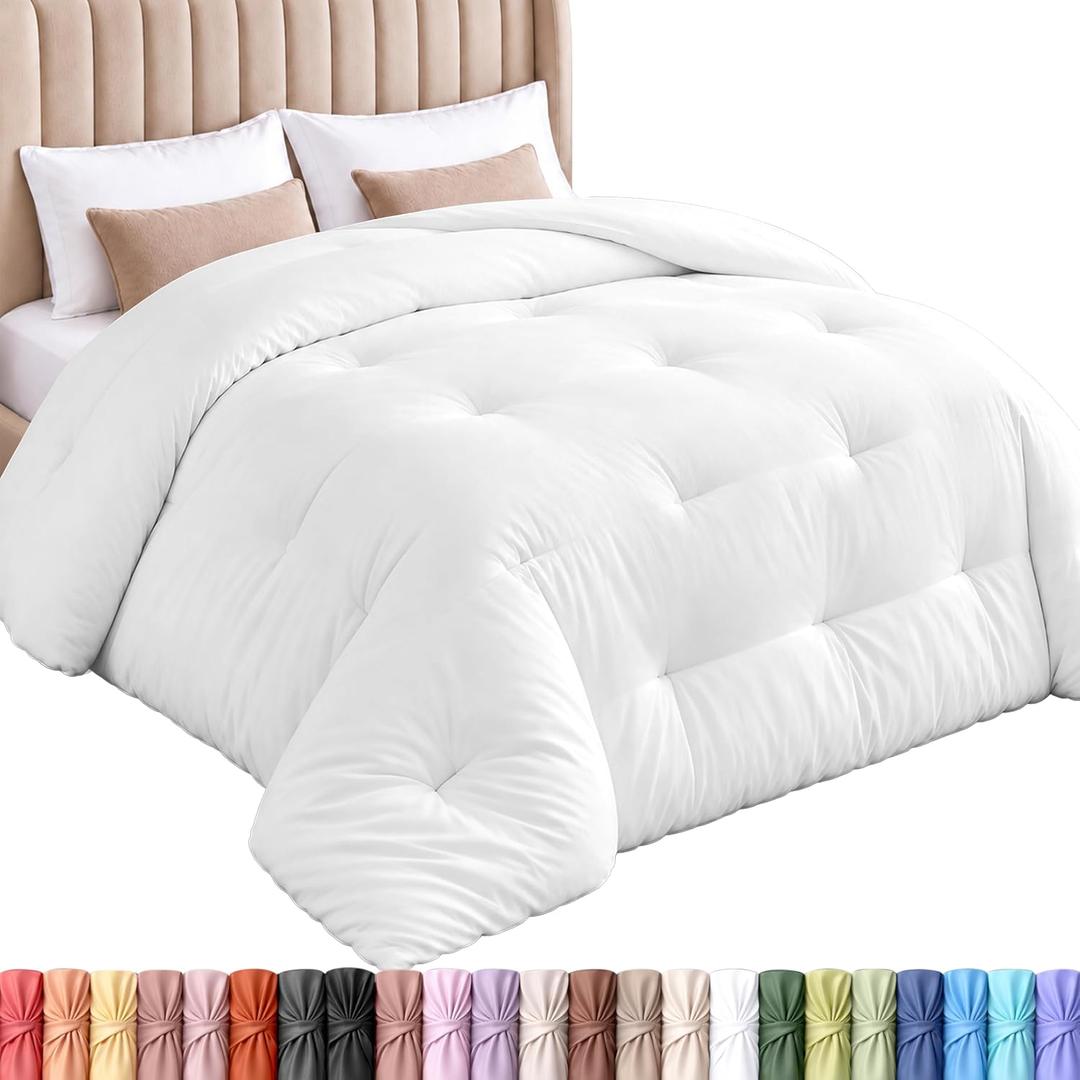 Utopia Bedding Full Size Duvet Insert, White, Comforter, 82 x 86 Inches