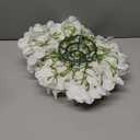 BLOSMON Hydrangea Artificial Flowers Ball Centerpieces 10 Pcs Fake Flowers White Silk Hydrangea Flower Balls Faux Hydrangeas Floral Arrangements Bouquet for Wedding Home Room Table Decoration