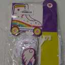 24 Pcs Roller Skating Birthday Party Favor Boxes Roller Skate Paper Boxes Table Centerpiece Sneaker Candy Treat Box Retro Skate Gift Wrap Box for Retro 60s 80s Birthday Party Decoration Supplies