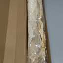 5Pcs Dried Amaranthus Hanging Flowers, 23" White Preserved Natural Wisteria for Wedding Arch, Fall Thanksgiving, Table Centerpiece, Wall Hanging Lover Tears, Floral Arrangement, Farmhouse Decor