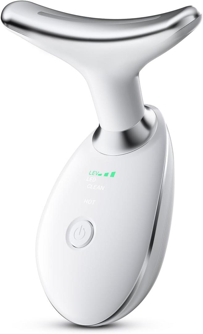 Jinstyles Neck and Face Skin Care Tool, Improve, Firm, Tightening and Smooth, White