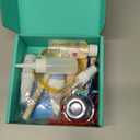 WEBEEDY 4 Sets DIY Cloisonne Enamel Bookmark Kit Wave Craft Bookmark Making Set for Adults Beginner,Blank Bookmarks with Tassels for DIY Crafts Book Accessories Home Office Reading Supplies