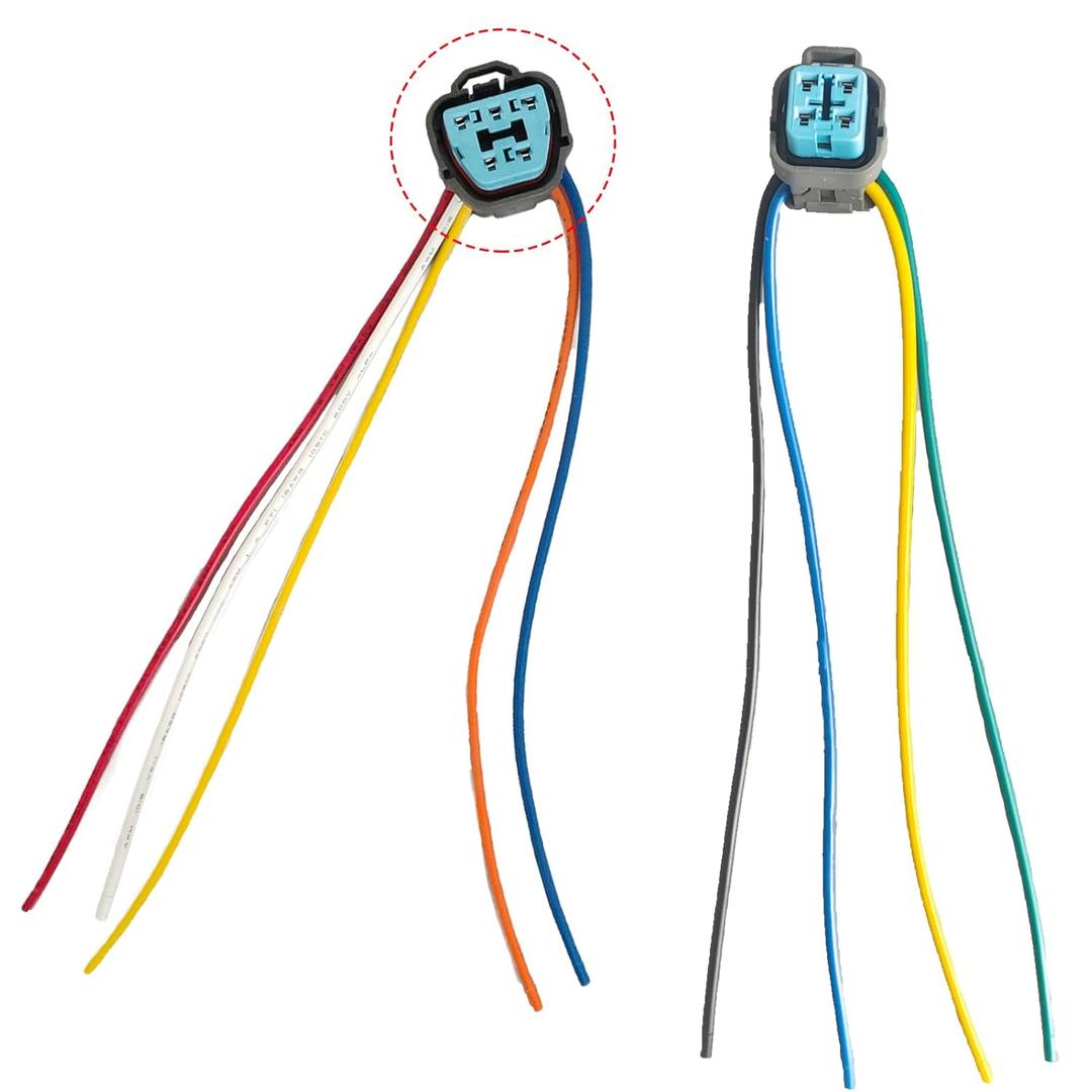 5 Pin Fuel Pump Connector Wiring Harness Connector Pigtail Plug Fit for Honda MDX Pilot Accord Civic CR-V Acura Replaced OE# 17045-SNV-000 17708-TR0-A01