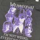 Wednesday Solitude Suits Me Quote Poster T-Shirt, Black Small