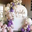 Bride to Be Sign Decal for Balloon Arch Backdrop - Bride to Be Decal Sticker Banner for Bridal Shower Engagement Bachelorette Party Decorations