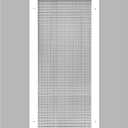HVAC Premium 8" x 14" or 14" x 8" Cube Core Eggcrate Return Air Grille - Aluminum Rust Proof - HVAC Vent Duct Cover - White [Outer Dimensions: 9.75 X 15.75]