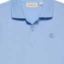 Calvin Klein Kids stretch-cotton Polo Shirt | Blue  (Large)