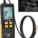 Engine Oil Tester Gasoline & Diesel Engine Oil Quality Tester Analyzer Detector High-precision Car Engine Oil Diagnostic Tool with 50inch Flexible Probe,Identifier&Sound Prompt,2.8in Backlight Display (Yellow)