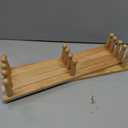 SKOLOO Hat Rack for Wall with 14 Hooks, Pack of 2, Solid Wooden, Modern, Expandable Coat Rack Wall Mount for Coats, Hats, Bags, Baseball Caps, Natural Color