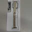 QUNDAXI Slim Watch Band Compatible with Apple Watch 41mm 45mm 42mm 44mm 40mm 38mm Metal Stainless Steel Watchband Suitable for iWatch 11/10/9/8/7/6/5/4/3/2/1/SE Series Women Luxury Strap (Silver and Gold)