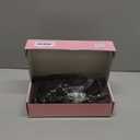 HONGTEYA 2 Pairs Fleece Lined Tights Women - Warm Sheer Pantyhose Fake Translucent Tights Winter Thermal Leggings (X-Small, Translucent Brown+Translucent Black)