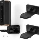 XLTTYWL Orbi WiFi 7 Wall Mount Kit for Net Gear Nighthawk RS200, RS280S,RS300, RS500, RS600, RS700S and Orbi Orbi WiFi 7 970,770,870,370 Series (Black, 2 Pack)