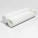 JJDANFILL Cervical Neck Roll Memory Foam Pillows for Sleeping, Bolster Cylinder Round Pillows Support for Be, Legs, Back, and Yoga. with A Washable Cover,17 x 4 Inch.