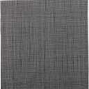 Restaurantware Luxenap 15.5 x 15.3 Inch 2-Ply Dinner Napkins 50 Disposable Napkins - Linen Feel With White Threads Black Paper Folded Napkins Square For Lunch Dinner Or Everyday Use