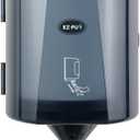 EZbrnd Wall Mount High Capacity Centerpull Paper Towel Dispenser for Commercial/Washroom/Office/FoodService, Pearl Black