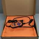 1 Pack Propane Tank Heater Blanket Gas Cylinder Tank Heater with Thermostat Controller Adjustment 41-122 F and Timer Function, Propane Buckets Warmer Blanket Fit for 5-40LB Tanks