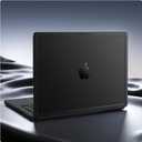 Soonjet CrackGuard for MacBook Pro 14 inch Case | M5 M4 M3 M2 M1 Pro/Max 2026-2021 | Anti-Crack Upgrade | 100% Match Official Color | Protective Hard Shell Laptop Cover | Space Black Clear