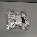 5 x 2PCS Hair Bows for Girls White Bowknot Hair Clips BarrettesLeather Bows with Long Tail Hair Accessories for Girls Toddlers Teens Kids