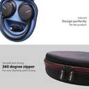 LTGEM Case Compatible with Sony WH-CH720N / WH-CH520 / WHCH710N / WH-CH510 Noise Canceling Headphones Over The Ear Headset, Black+Blue