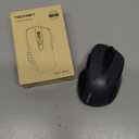 TECKNET Wireless Mouse (2.4G & BT5.0/3.0) Silent 4800 DPI Computer USB A & Bluetooth Mouse 6 Buttons, Wide Compatibility - Grey