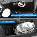 Windshield Sun Shade Fit for 2020-2024 2025 2026 Toyota Corolla Accessories (Not for Corolla Cross) Window Sunshade Protect Car from Sun Rays