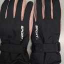 American Trends Winter Ski Gloves for Women Waterproof Winter Gloves Touchscreen Snow Gloves