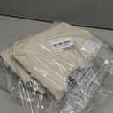 HiCaptain Dog Crate Cover 24.0" L x 18.0" W x 20.0" H with Breathable Mesh, Durable Heavy Duty Kennel Cover, Dual Zippered Panels, Windproof Waterproof UV-Resistant(Beige)