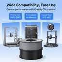 Creality 2kg Black & White PLA 1.75mm Filament Bundle for 3D Printing with No-Tangling Strong Bonding and Overhang Performance, Accuracy +/- 0.02mm