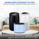 AP200 Air Fil-TER Replacement - Compatible with Instant AP200 Air Purifier, Compare to F200 Filter, 4 in 1 Filtration H13 True HEPA Replacement filter, 2 Pack
