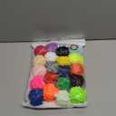 SEMINI 40 Yards Mix Color Mini Pom Pom Trim Ball Fringe Ribbon Tassel DIY Sewing Accessory Lace for Home Party Decoration