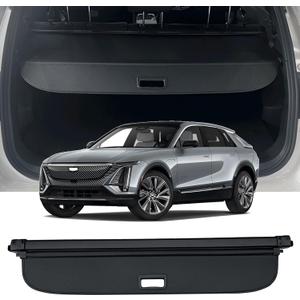 Cargo Cover Fit for Cadillac Lyriq 2023 2024 Retractable Rear Trunk Cover Trunk Security Cover Shielding Shade Accessories for Cadillac Lyriq Cargo Cover 2023 2024