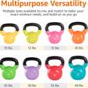 Amazon Basics Vinyl Kettlebell