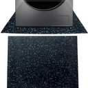 High-Density Rubber Washer Dryer Anti-Vibration Mat - 23.6 x 23.5 Inch Non-Slip Shockproof Pad for Washing Machine, Dryer, 3D Printer - Waterproof, Noise Reducing, Heavy-Duty