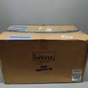 HOMZ 2-Pack Latching Lid, Large Clear Plastic Storage Bins with Lids, 64 Quart, Gray Latch