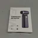 Electric Compressed Air Duster Cordless: 60 MPH High Wind Speed Mini Air Blower for Electronics Portable Computer Cleaner Hand Keyboard Cleaning Powerful Duster for Car, Fans and Other Sences