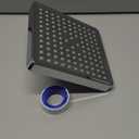 Voolan High Pressure Rain Shower Head - Luxury Modern Look - The Adjustable Replacement For Your Bathroom Showerhead - 6" Square High Flow Pressure Boosting Showers (Chrome)