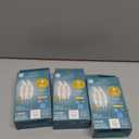 GE LED+ Dusk to Dawn LED Light Bulbs, Automatic On/Off Outdoor Security Lights, Soft White, E12 Candelabra Base (2 Pack)