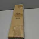 Black Curtain Rods for Windows 66 to 120 Inch(5.5-10ft),1 Inch Diameter Heavy Duty Curtain Rods,Modern Adjustable Curtain Rod,Cylindrical End Cap Drapery Rods,Window Curtains Rod 36-120",Matte Black