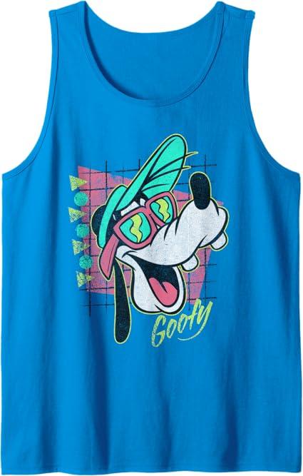 Disney - Goofy Graphic Tank Top, Color: Sapphire Blue, Men, Small