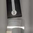 Uyiton Compatible with iPhone 17 Pro Camera Lens Protector - [Not Easy to Break][Strong Adsorption][Case-Friendly] Metal Tempered Glass Rear Camera Screen Cover - Silver, 2 Packs