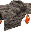Resin Tree Trunk, Simulated Tree Hole Landscaping, Fish Cave Water Pool Landscaping Decoration, Fish Hiding Habitat Simulation Hollow Tree Trunk