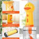 Dog Foaming Soap Dispenser, Automatic Electric Dog Shampoo Foamer Sprayer, Rechargeable Ducky Foaming Dog Shampoo Sprayer for Dog and Cat Bathing, Bathroom, Kitchen, Pet Cleaning